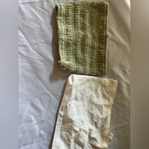 Kids Olive Green and White Headbands
